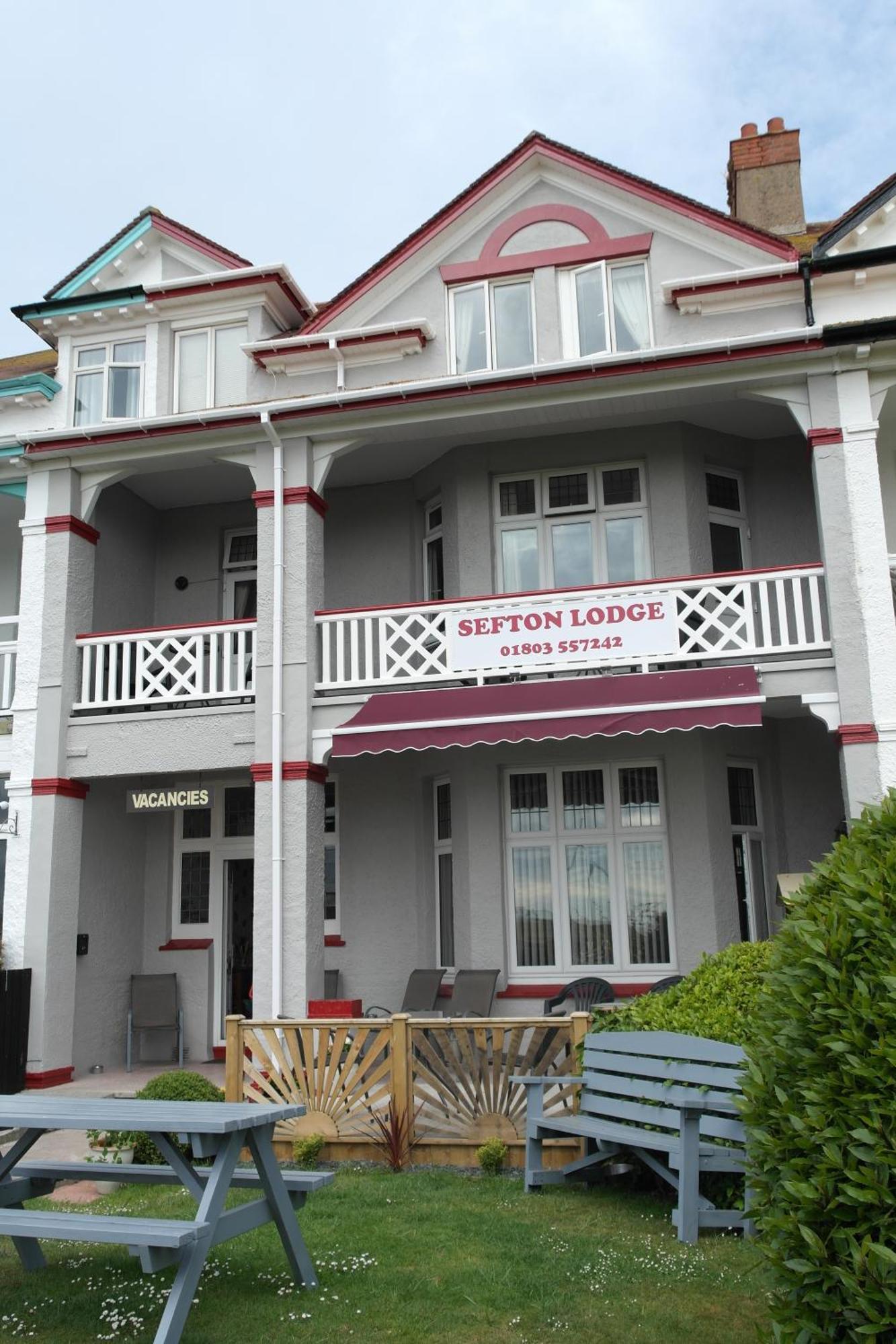 Sefton Lodge Seafront ,Panoramic Sea View Ensuite Balcony Rooms Available, Guest Garden Paignton Exterior foto